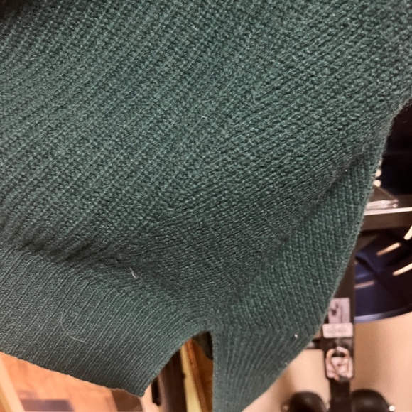 Cashmere sweater, cozy, oversized. By Halogen. Teal blue - Picture 3 of 7